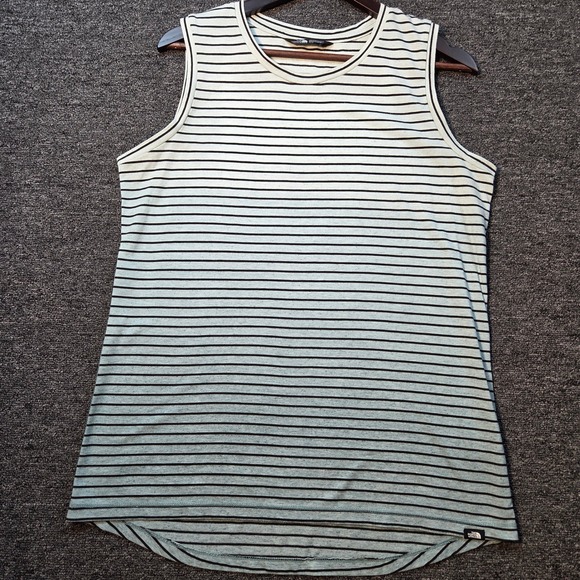 The North Face Tops - The‎ North Face Tank Top Womens Medium Striped Outdoor Crew Neck Gorpcore Casual